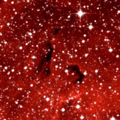 NGC 3576'daki Bart Damlaları