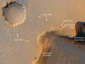 9 Ekim 2006 : Victoria Krateri'ndeki Mars Aracı Yörüngeden Görüntülendi