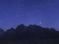 14 Ağustos 2007 : Büyük Teton Dağları Üzerinde Görülmeye Değer Bir Gökyüzü Manzarası