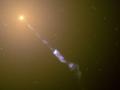 28 Ağustos 2011 : M87 Gökadası'ndan Fışkıran Fıskiye