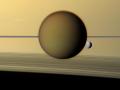 5 Ocak 2012 : Titan ve Dione ile En Ön Sırada