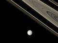 16 Eylül 2012 : Satürn : Parlak Tethys ve Tarihi Halkalar