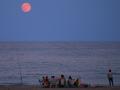 19 Temmuz 2014 : Alicante Beach Moonrise