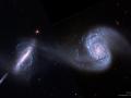9 Aralk 2015 : Arp 87: Merging Galaxies from Hubble