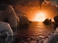 26 Haziran 2017 : Sanatsal Yorumlama : TRAPPIST-1f'nin Yüzeyi