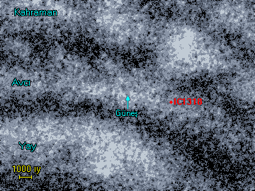 Gama Ku�u Bulutsusu'nun Konumu