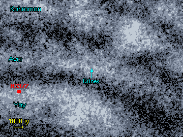 Eta Karina Bulutsusu'nun Konumu