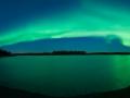 9 Ekim 2007 : Kutup Işığı, Yıldızlar, Göktaşı, Göl ve Alaska