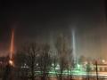 12 Ocak 2009 : Litvanya Üzerinde Tuhaf Işık Sütunları
