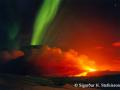8 Temmuz 2012 : İzlanda'da Yanardağ ve Kutup Işıkları