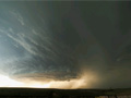 18 Haziran 2013 : Teksas Üzerinde Süper Hücreli Bir Fırtına Bulutu