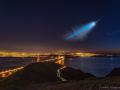 11 Kasım 2015 : An Unexpected Rocket Plume over San Francisco